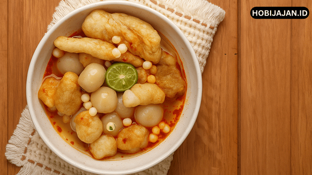 Bakso Aci Kuah Pedas, Jajanan Viral yang Bikin Keringetan Nikmat